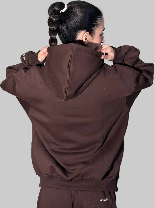Unisex Brown Hoodie