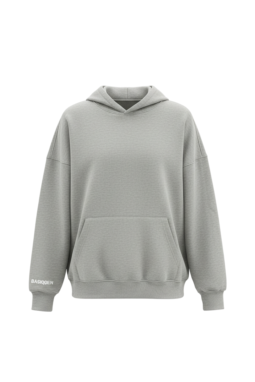 Gray Oversized Hoodie