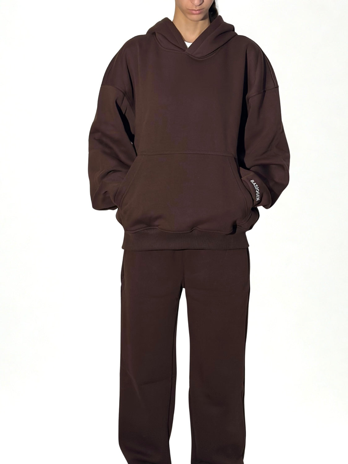 Brown Hoodie Set