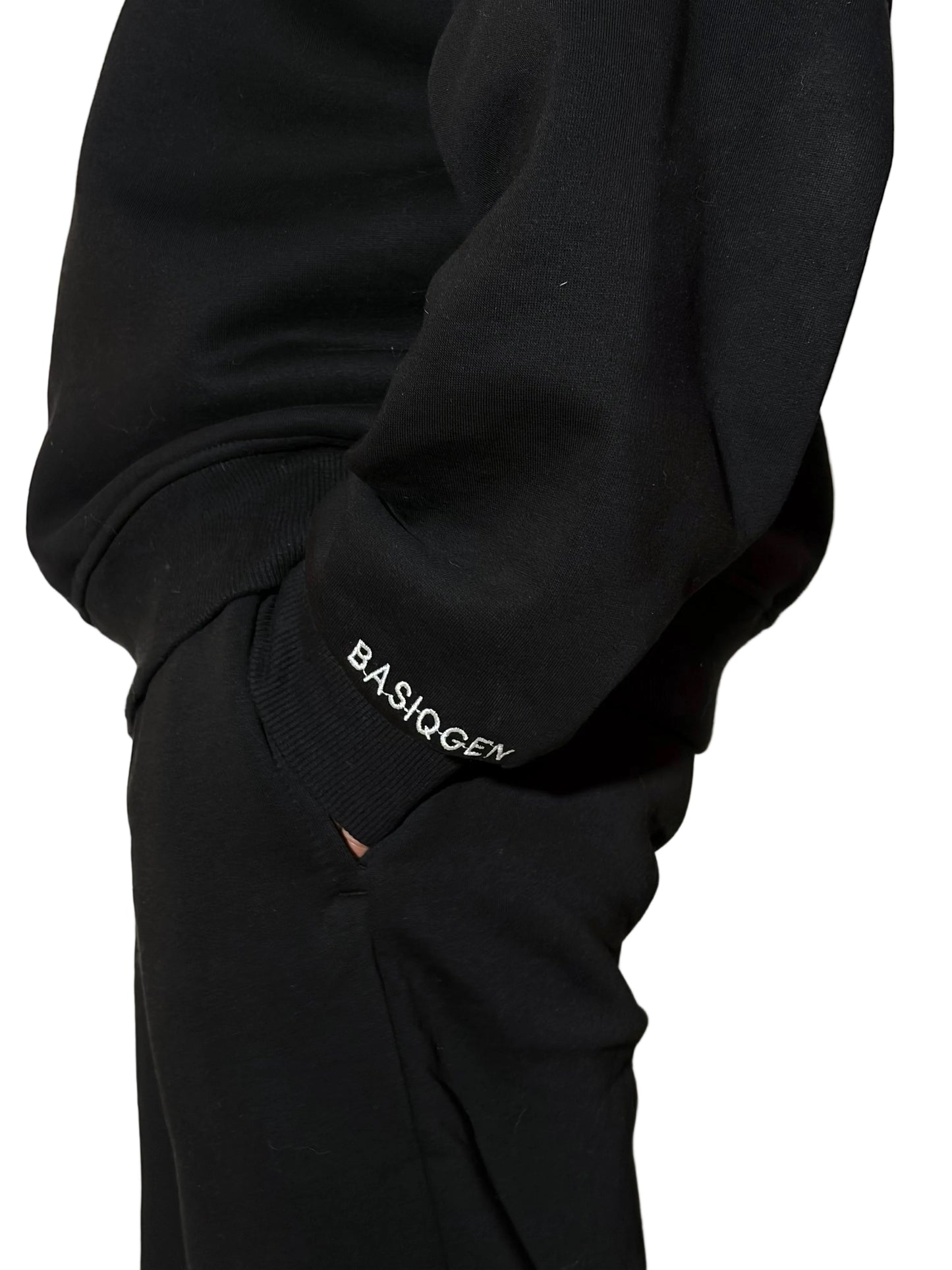 Black crewneck Set