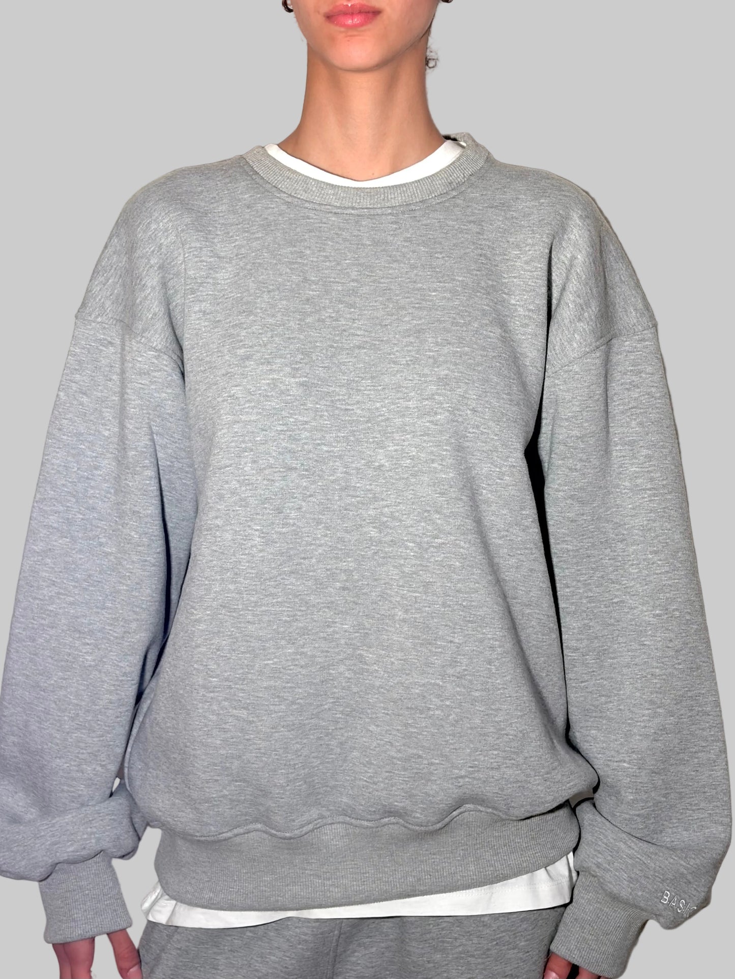 Unisex Grey Crewneck