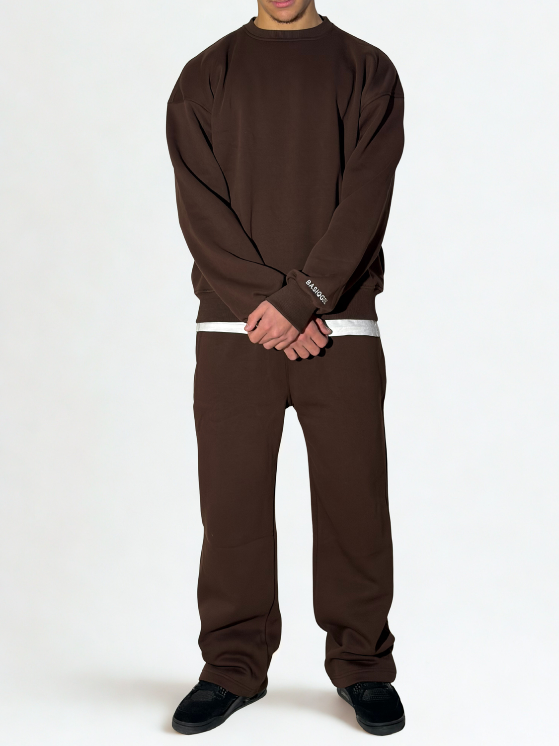Brown Crewneck Set