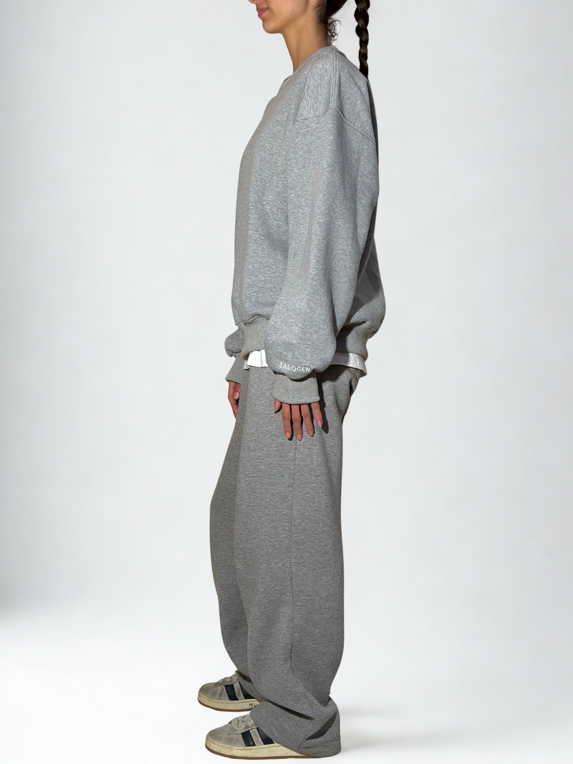 Grey Crewneck Set
