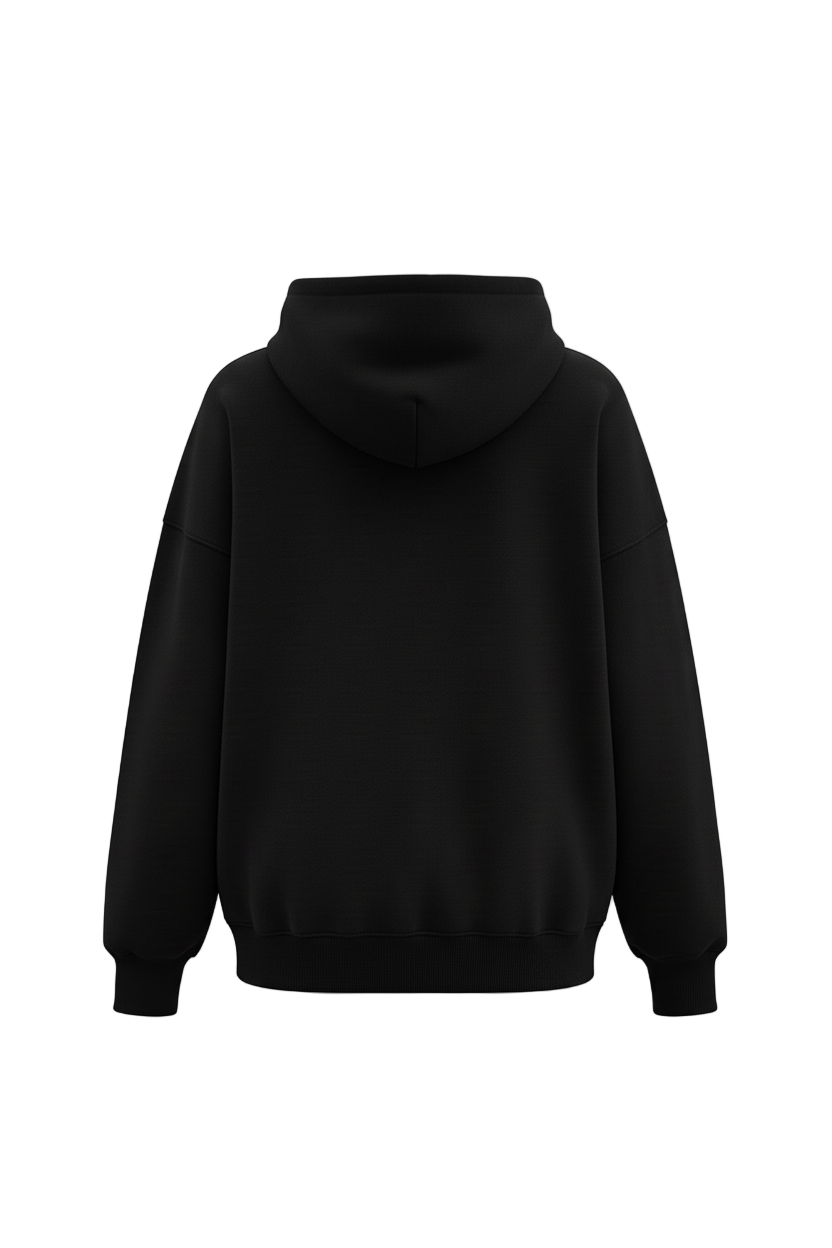 Black Oversized Hoodie