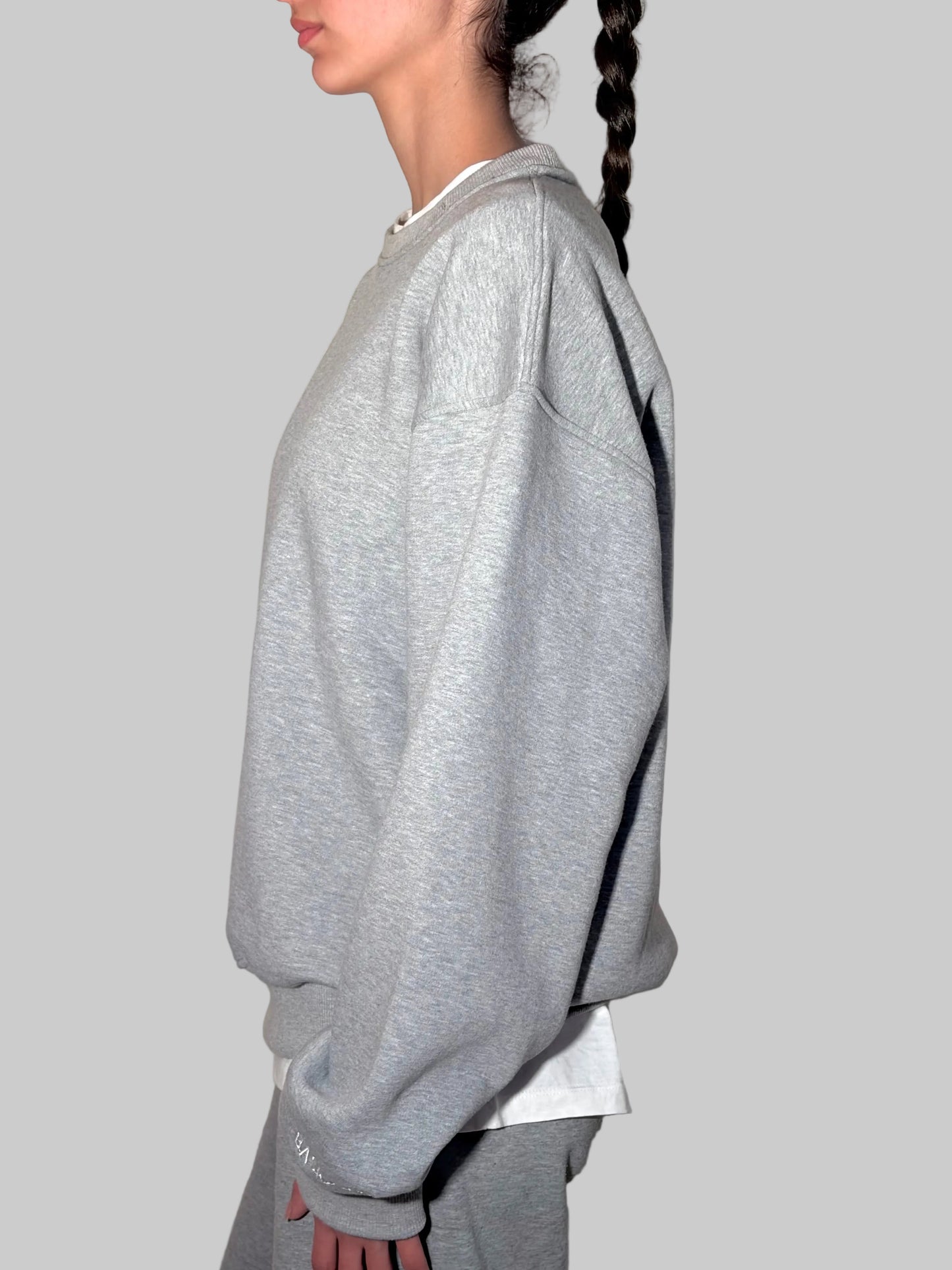 Unisex Grey Crewneck