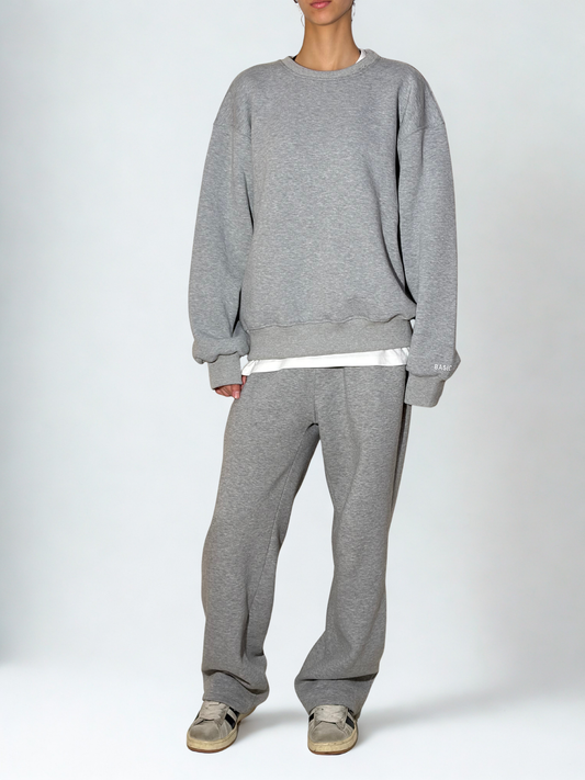 Grey Crewneck Set