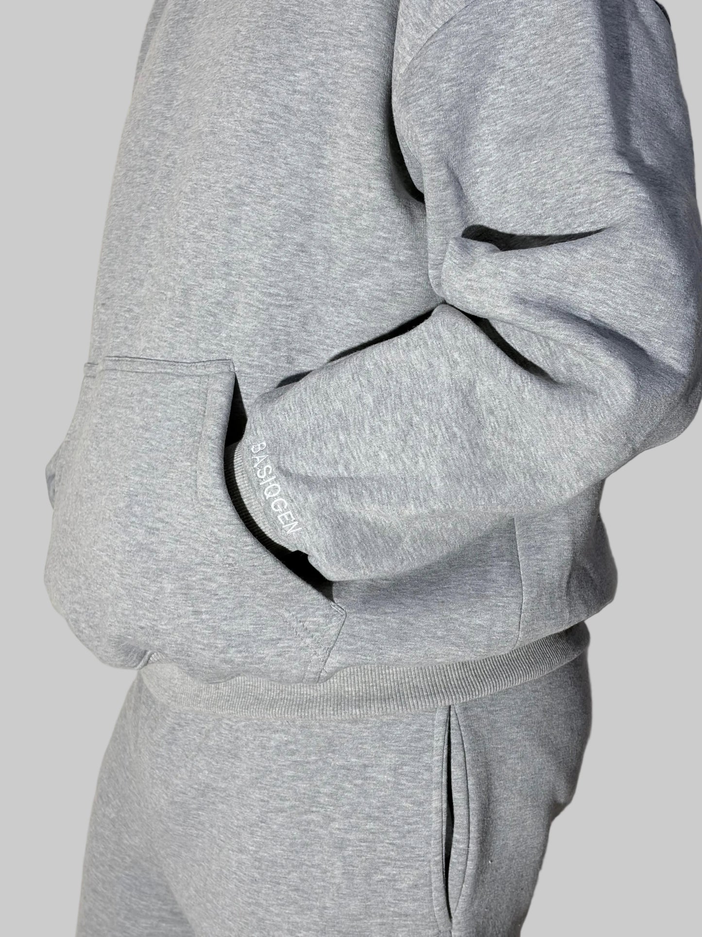 Unisex Gray hoodie