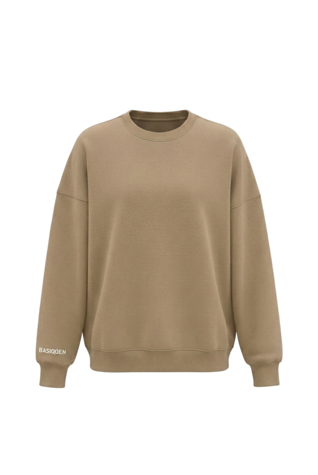 Beige Crewneck Sweatshirt