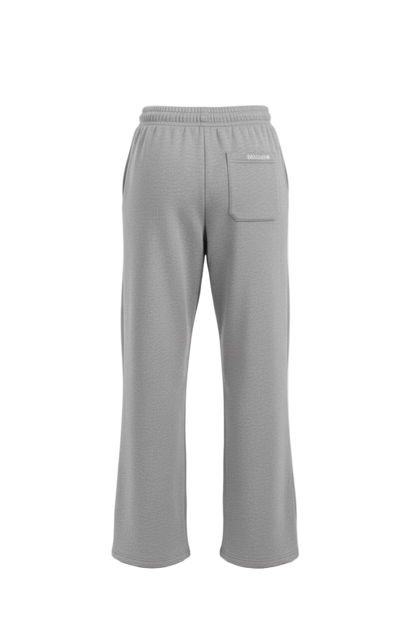 Gray sweatpants on a white background