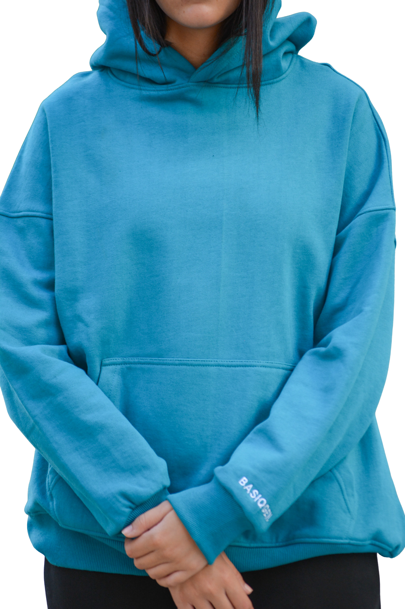 Teal Oversized Hoodie