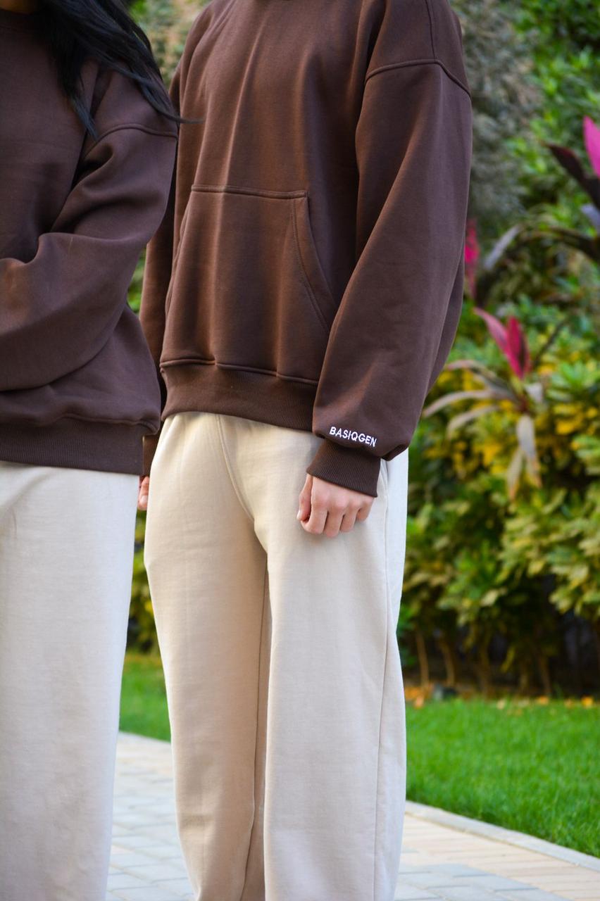 Brown Oversized Hoodie