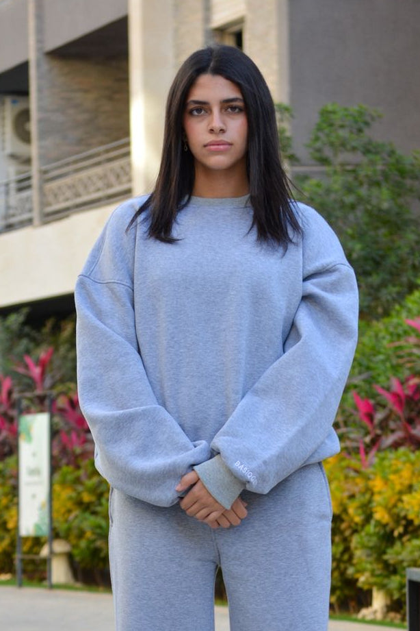 Grey Crewneck Sweatshirt